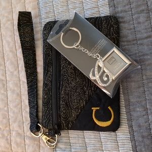 C Wristlet and frame keychain